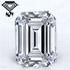0.92 Carat Emerald Lab-Grown Diamond ,F ,SI2 ,IGI Cerified Diamond - javda.com