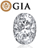 Oval shape is diamond certified by GIA, 100% natural I color & SI1 clarity {0.91 ctw.} - javda.com