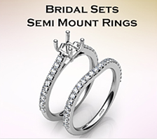 bridal sets semi mount rings