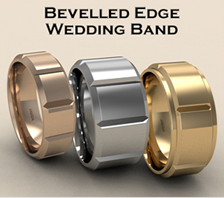 bevelled edge wedding band bevelled edge wedding band