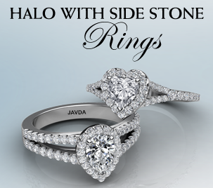 Halo with Side stone