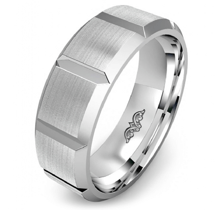 beveled edge men’s dome solid wedding band beveled edge men’s dome solid wedding band