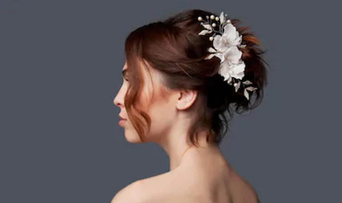 braid with flowers updo