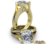 cushion diamond engagement ring 14k yellow gold 1.35ctw
