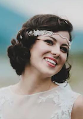 neat hairdo with headband