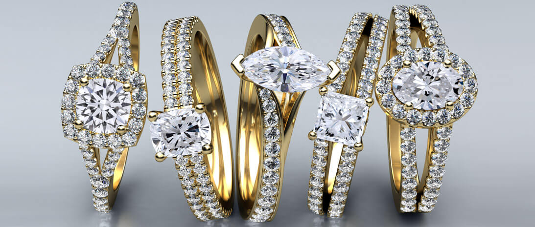 our top ten yellow gold engagement rings