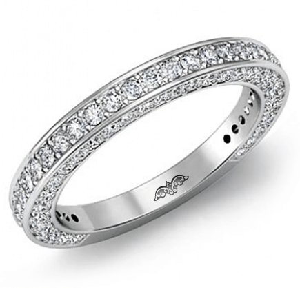round diamond half wedding women matching band round diamond half wedding women matching band