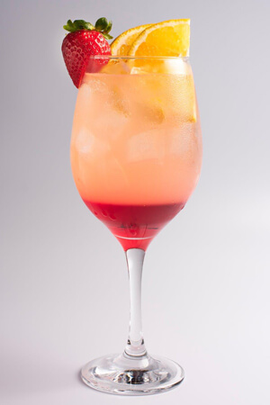 strawberry rose punch