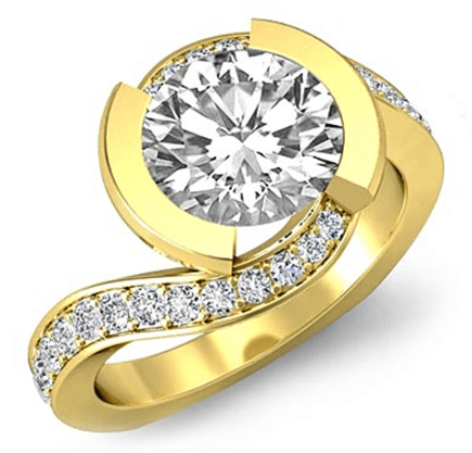 what is swirl bezel set ring what is swirl bezel set ring