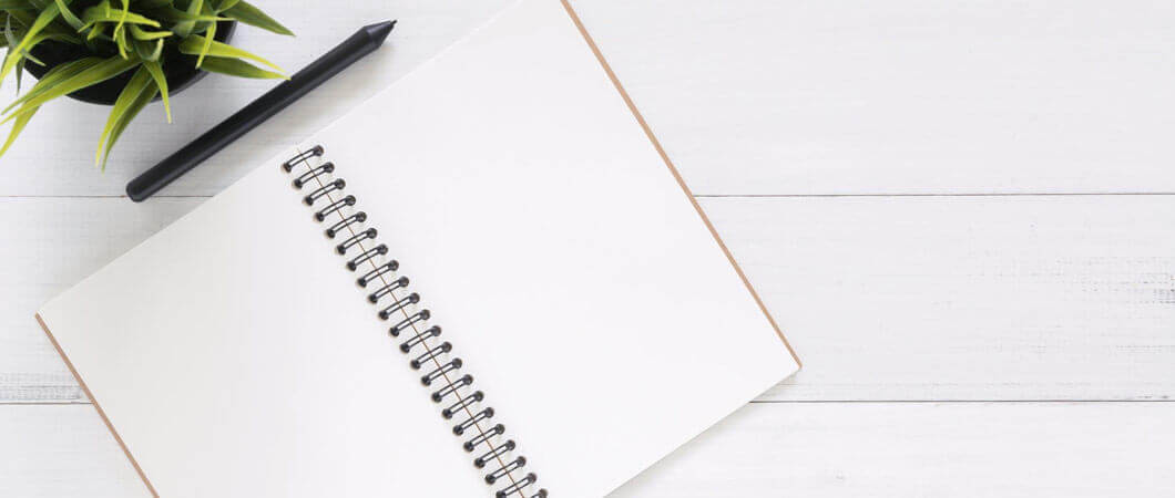 write down your ideas on a paper