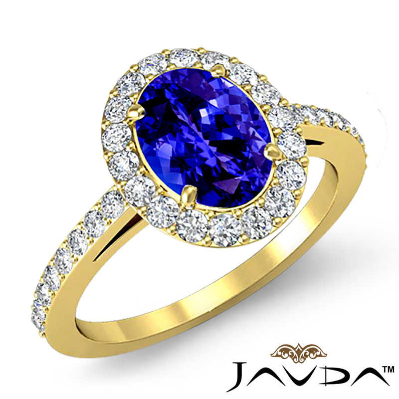  Oval diamond  Ring in 18k Gold Yellow