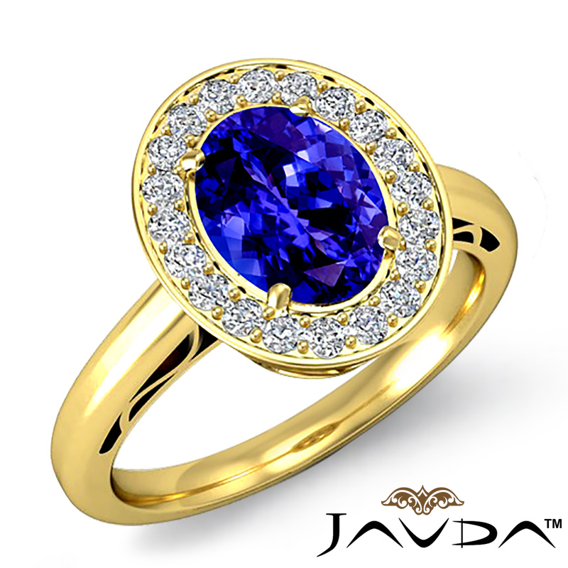 Halo Filigree Pave Setting Oval diamond engagement Ring in 18k Gold Yellow