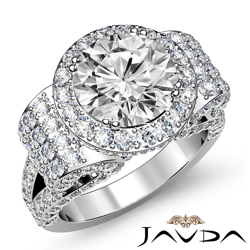  Round diamond  Ring in 14k Gold White