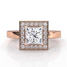  diamond Ring 14k Rose Gold