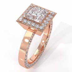  diamond Ring 14k Rose Gold