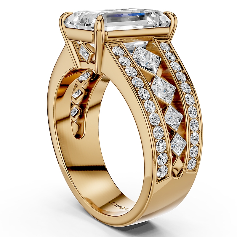  diamond Ring 14k Gold Yellow