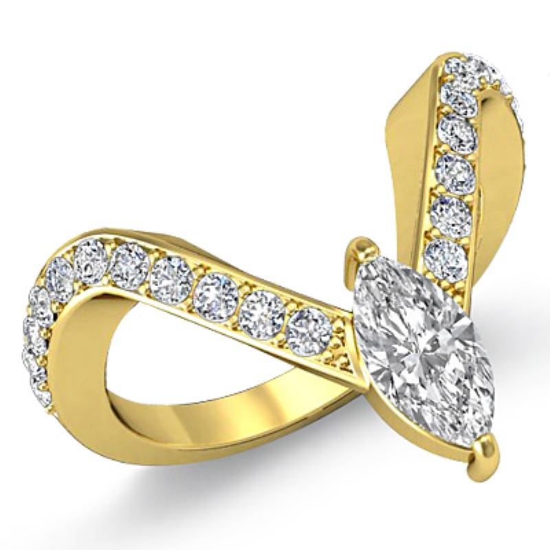  diamond Ring 14k Gold Yellow