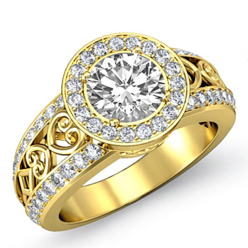  diamond Ring 14k Gold Yellow