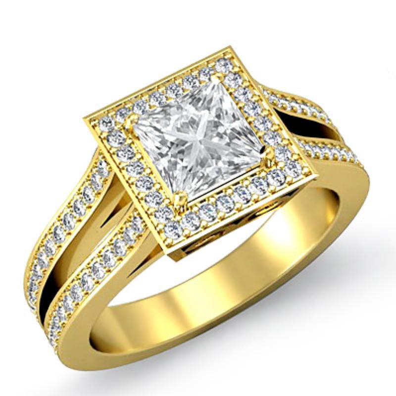  diamond Ring 18k Gold Yellow