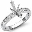 0.5Ct Diamond Classic Engagement Ring Marquise Setting 14k Gold White Semi Mount