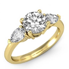  diamond Ring 18k Gold Yellow