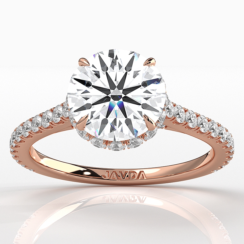  diamond Ring 14k Rose Gold
