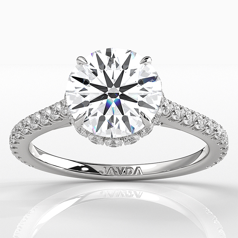  diamond Ring 14k Gold White