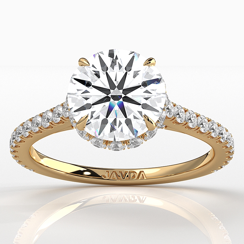  diamond Ring 14k Gold Yellow