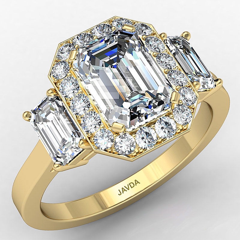  diamond Ring 14k Gold Yellow