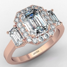  diamond Ring 14k Rose Gold