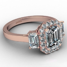  diamond Ring 14k Rose Gold