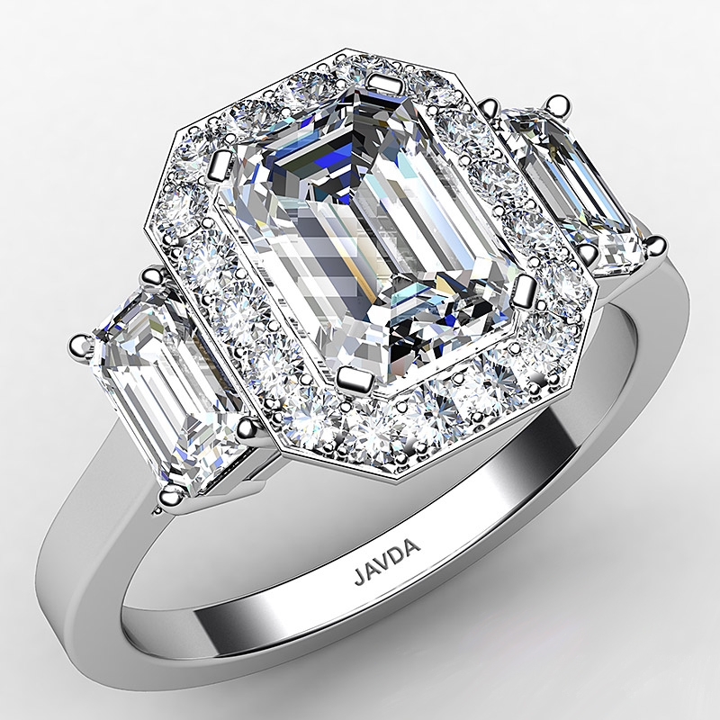  diamond Ring 14k Gold White