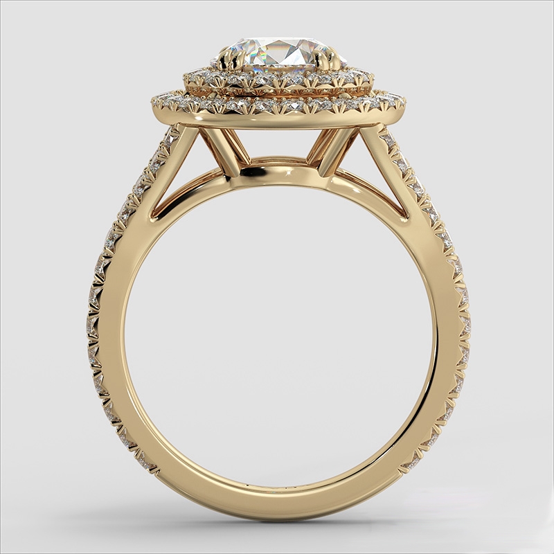  diamond Ring 14k Gold Yellow