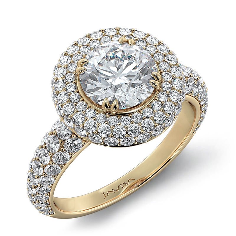  diamond Ring 14k Gold Yellow