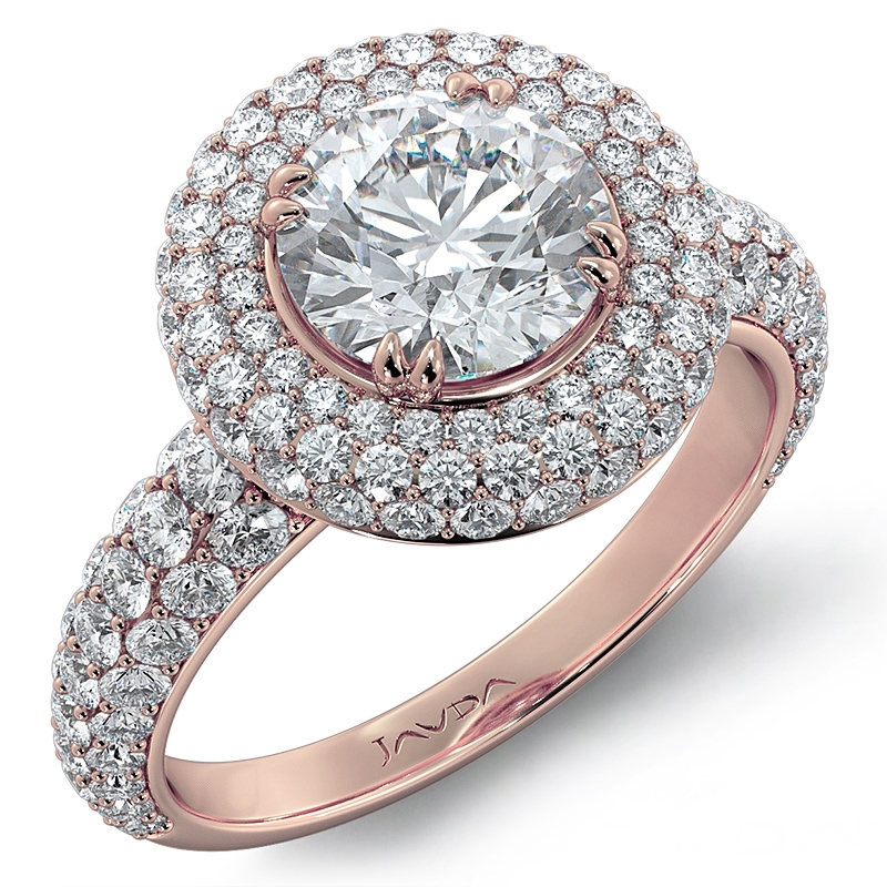  diamond Ring 14k Rose Gold