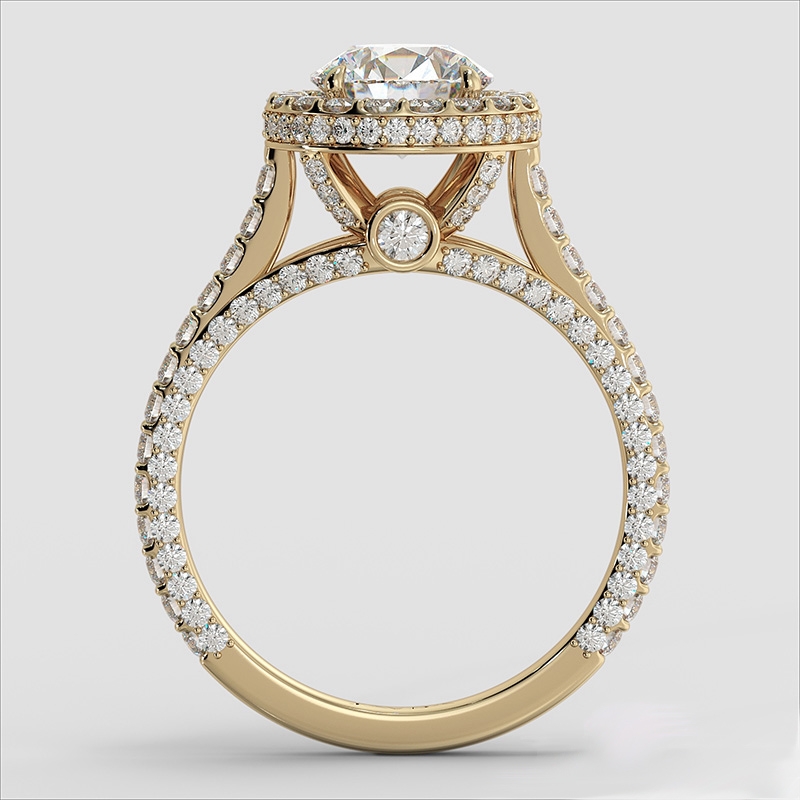  diamond Ring 14k Gold Yellow