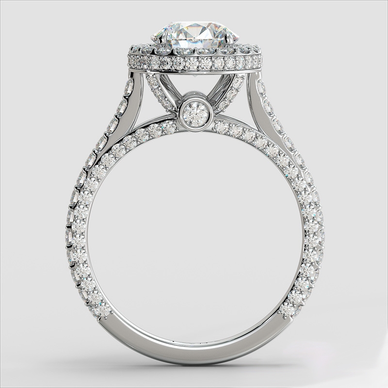  diamond Ring 14k Gold White