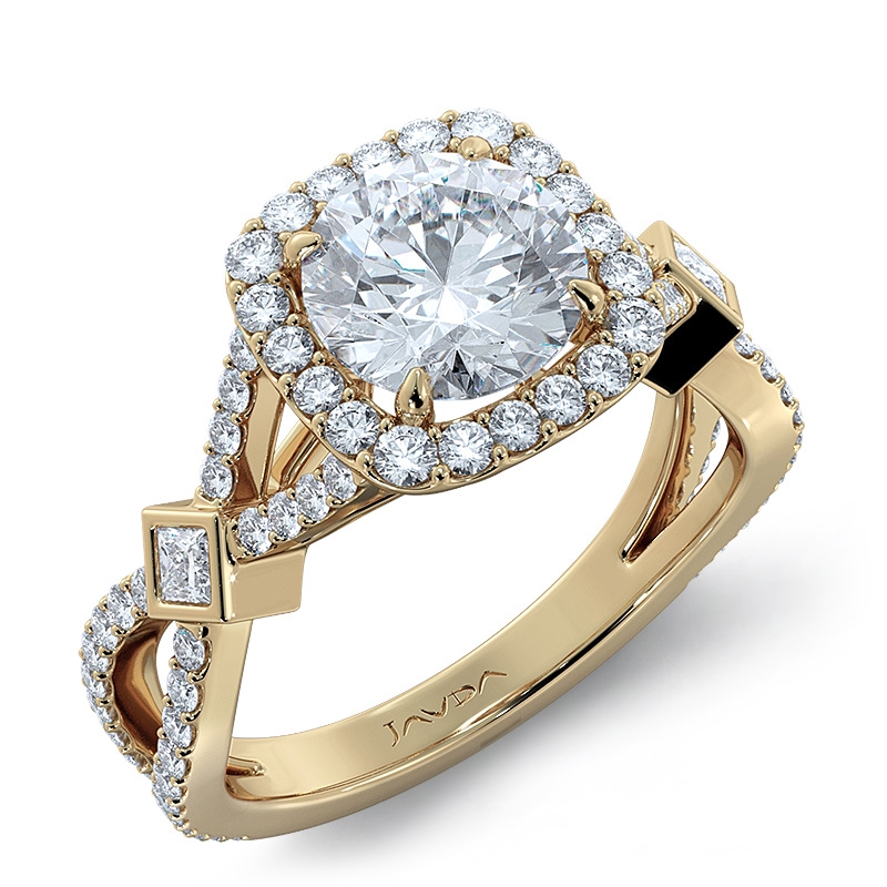  diamond Ring 14k Gold Yellow