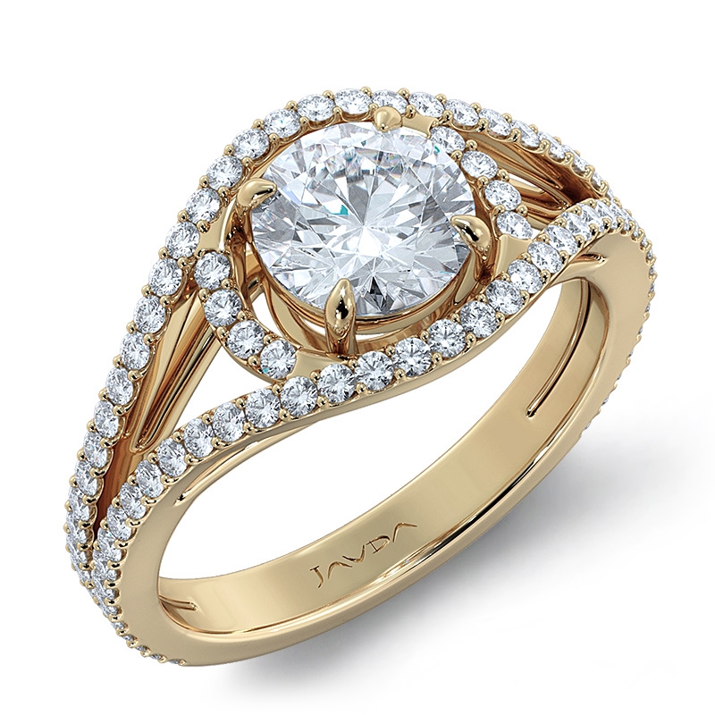  diamond Ring 14k Gold Yellow