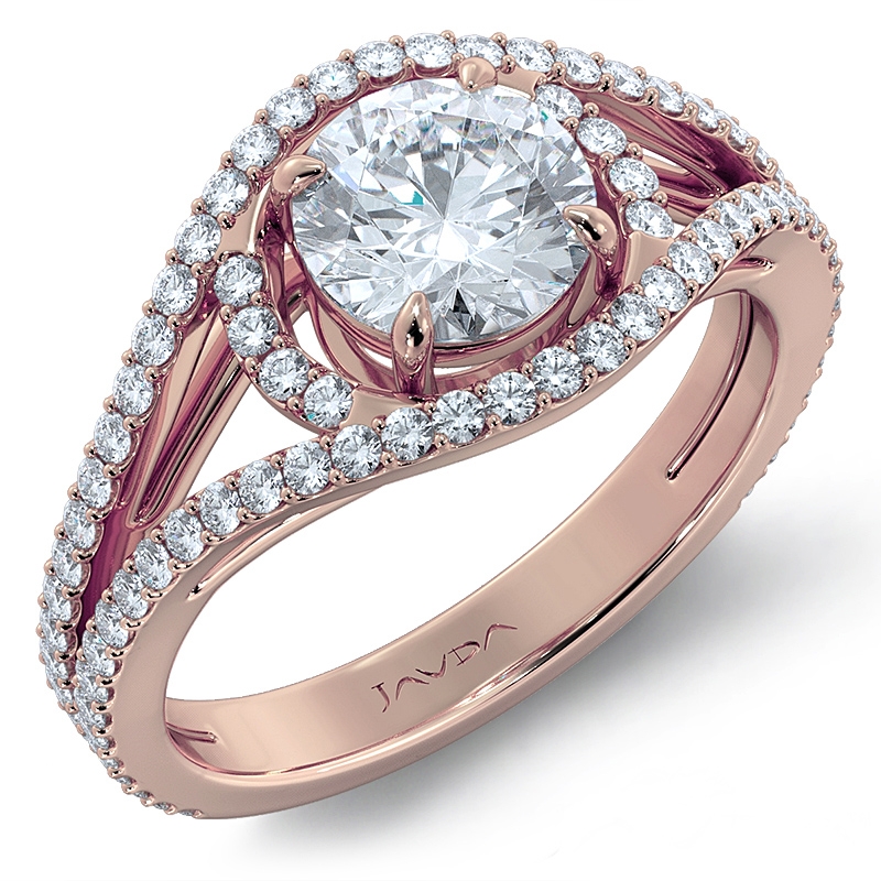  diamond Ring 14k Rose Gold