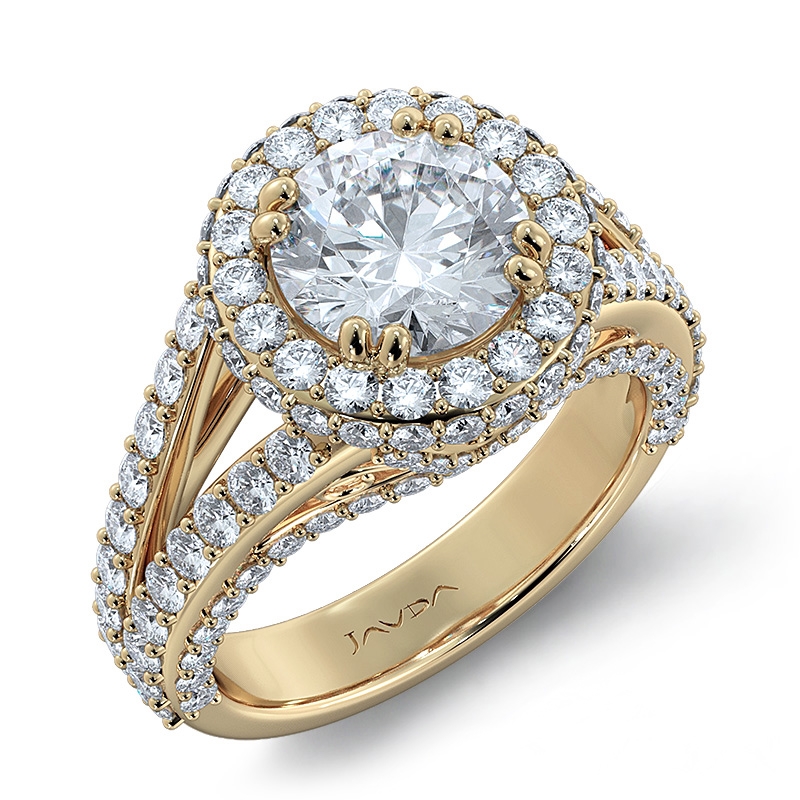  diamond Ring 14k Gold Yellow