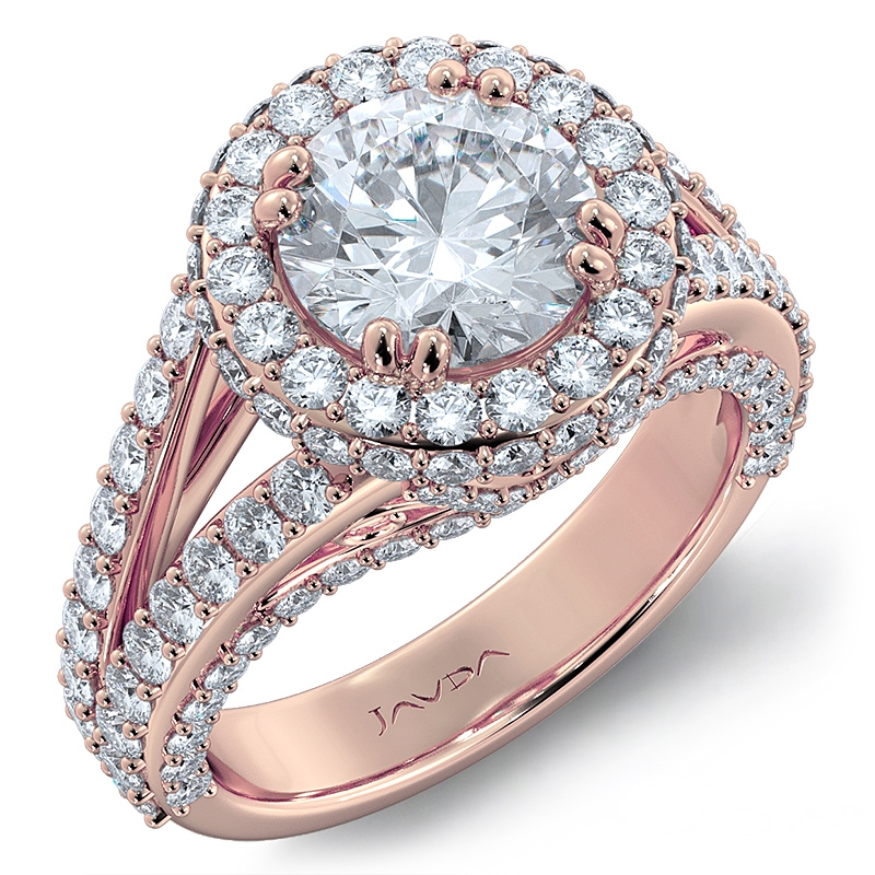  diamond Ring 14k Rose Gold