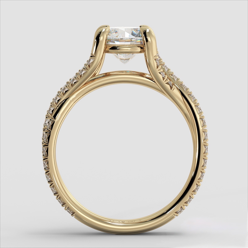  diamond Ring 14k Gold Yellow