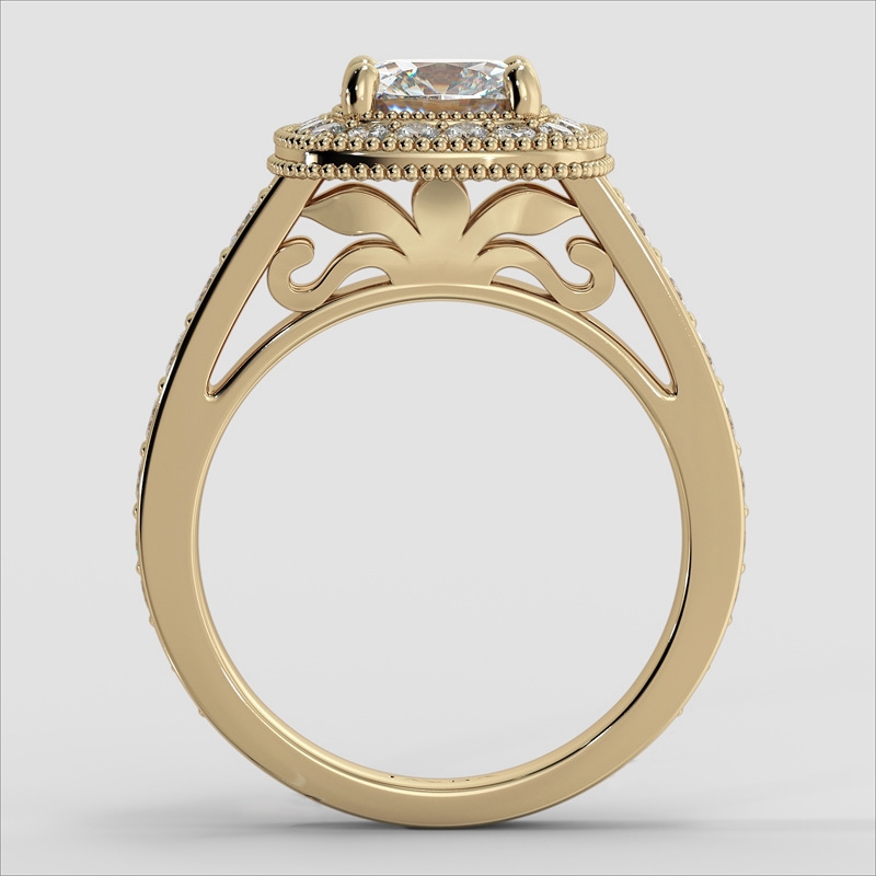  diamond Ring 14k Gold Yellow