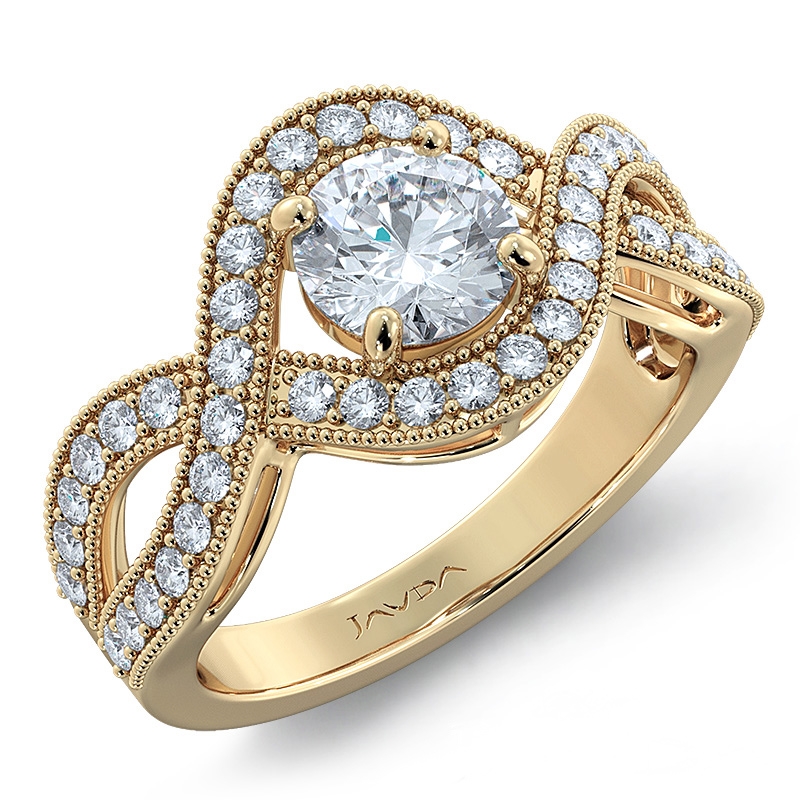  diamond Ring 14k Gold Yellow