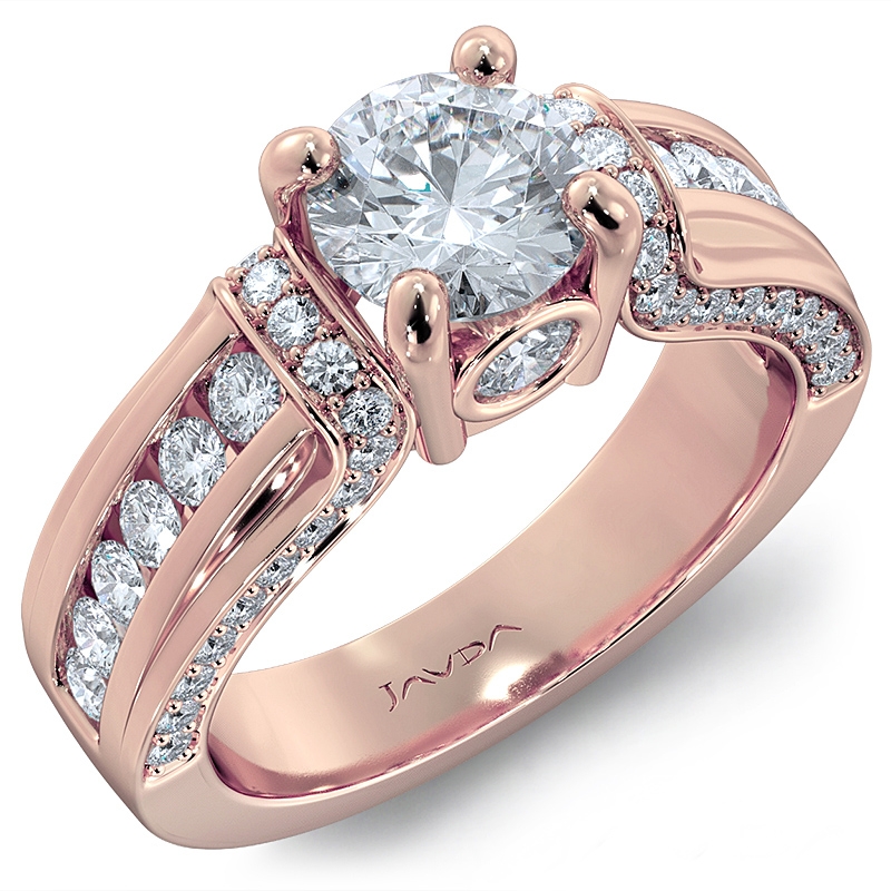  diamond Ring 14k Rose Gold