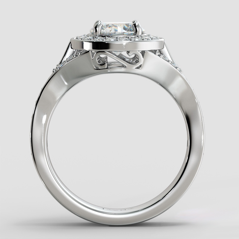  diamond Ring 14k Gold White