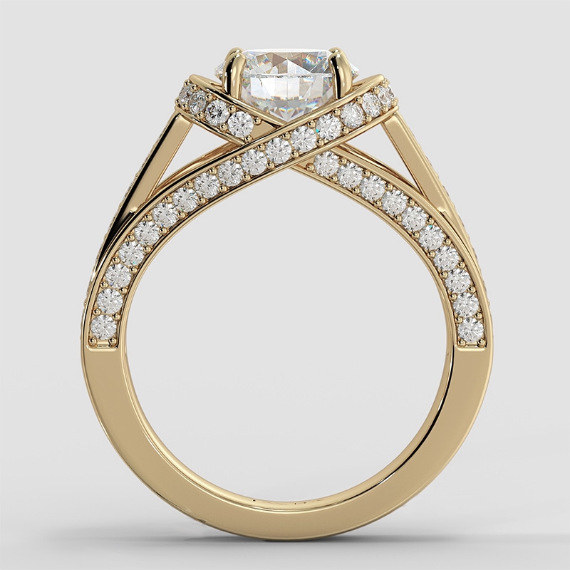  diamond Ring 14k Gold Yellow