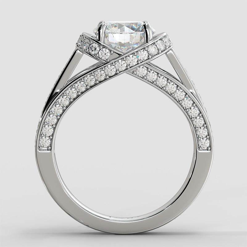  diamond Ring 14k Gold White