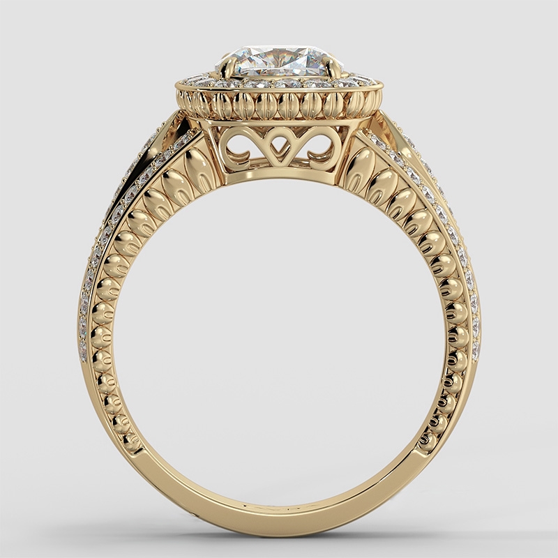  diamond Ring 14k Gold Yellow